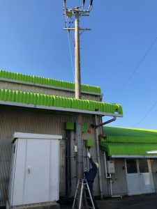 高圧設備～愛知県津島市にてＳＯＧ（高圧気中開閉器）の取替電気工事